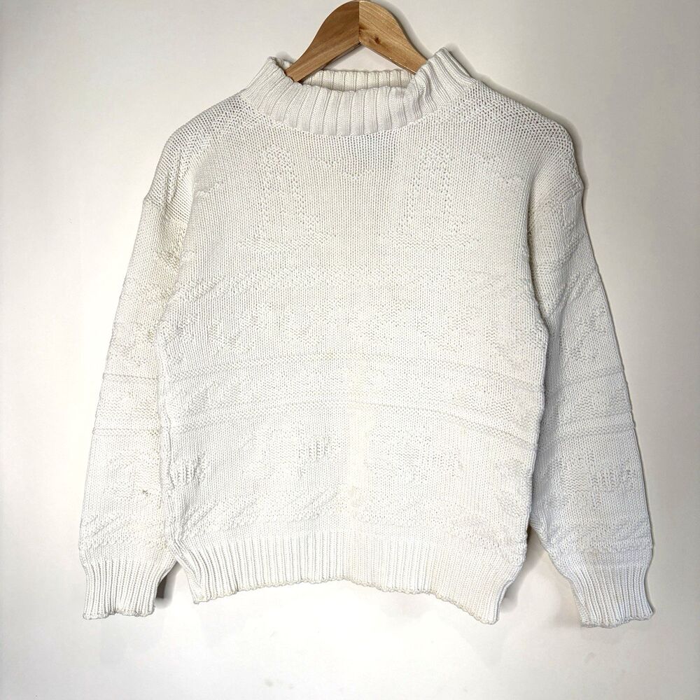 Vintage East Wind Alps Sweater Nautical Sailboat Lobster Knit Grandma Women S